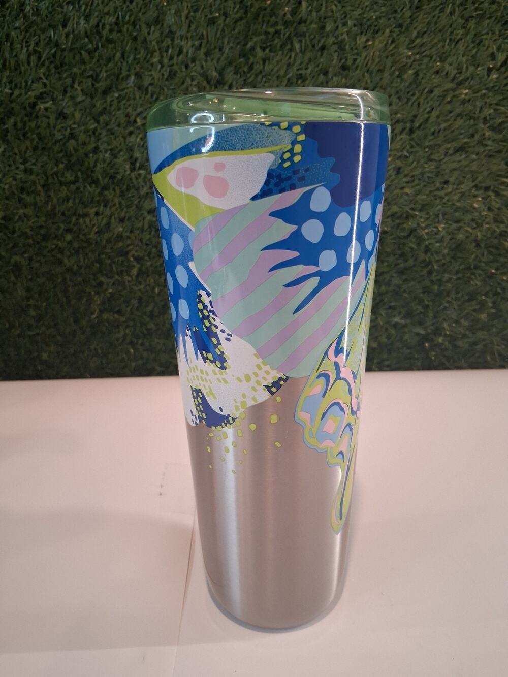 Starbucks 2024 Abstract Floral Stainless Steel Venti Tumbler Cold Cup 24oz Lot